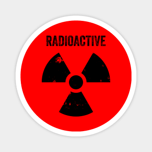 Nuclear Radiation Hazard Symbol Magnet